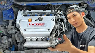 K20 Intake Manifold REMOVAL in 8 Minutes - 8th Gen Civic Si