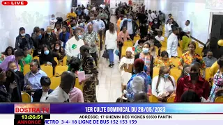 1ER CULTE DOMINICAL DU 28/05/2023