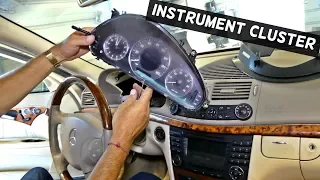 HOW TO REMOVE INSTRUMENT CLUSTER GAUGES ON MERCEDES W211