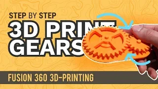 Create Custom 3D Printable Gears in Fusion 360 | Practical Prints #1