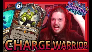 CHARGE WARRIOR IS UNBREAKABLE! | BEST DECK for Warrior in the Sunken City POST NERF?? | Hearthstone