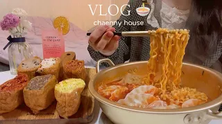 ENG) Living alone vlog 🔥 Buldak-bokkeum-myeon, bibimbap, mukbang, everyday life,Korean food, cooking