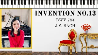 Bach Invention No.13 in A minor BWV 784