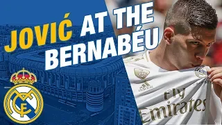 LIVE | Luka Jović takes to the Bernabéu pitch!