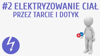 Elektryzowanie ciał przez tarcie i dotyk #2 [ Elektrostatyka ]