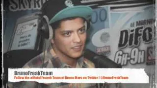 Bruno Mars on Skyrock Radio Part 2