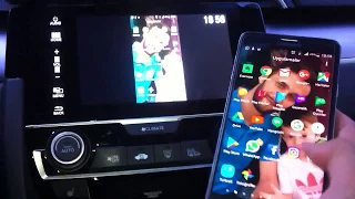 Honda fc5 multimedia ekranına telefon ekranını yansıtma