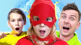 Five Kids Superhero Song