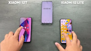 Xiaomi 12T VS Xiaomi 12 Lite - First SPEED TEST