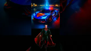 AVENGERS but Police Car AVENGERS 🔥 All Characters (marvel & DC) 2024 💥