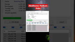 Tes Kecepatan Download Indihome 40Mbps IDM