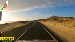 Driving Fuerteventura - Port of Corralejo To Airport Fuerteventura - 4K60