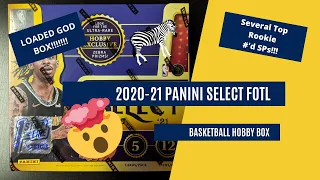 2020-21 Panini Select Basketball FOTL Hobby Box - Super Loaded Box! Zebra, Gold, SPs, Top Rookies!!!