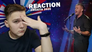 RUSSIAN REACTION to CROATIA | EUROVISION 2020 | Damir Kedzo - Divlji Vjetre