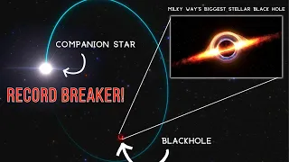 Record breaker! Astronomers discover Milky Way’s biggest stellar black hole