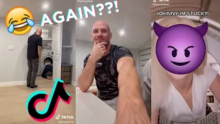 Step Bro I'm Stuck!!! Johnny Sins with Aria Banks funny TikTok videos With!