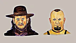 The Undertaker WWE journey Drawing | ATA | Vertical video.