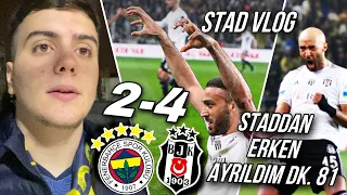 STADDAN ERKEN ÇIKTIM! // 10 KİŞİYLE DARMA DUMAN ETTİLER! | Fenerbahçe 2 - 4 Beşiktaş DERBİ STAD VLOG