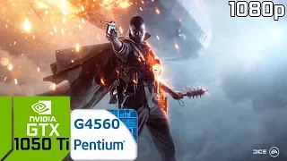 Battlefield 1 [PC] GTX 1050 Ti 4GB GDDR5 & Intel Pentium G4560 & 8 GB RAM