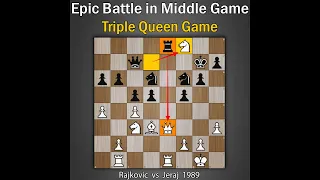 Triple Queen Epic Battle | Rajkovic vs Jeraj 1989