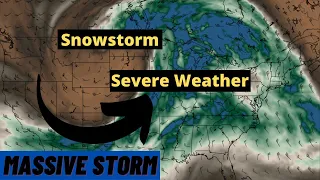 MASSIVE Storm! Severe Weather, Heavy Rain, Flooding & Heavy Snow