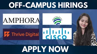 OFF-CAMPUS HIRING || Apply Now || BATCH - 2020/2021/2022/2023 || MUST WATCH