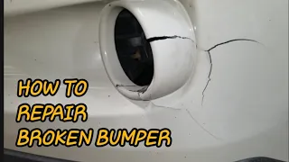 Plastic Weld Broken Bumper Repair