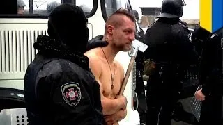 Freezing, naked protester beaten and tormented by Ukrainian special forces
