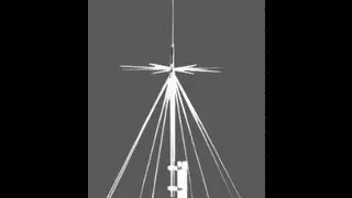 Scanner Discone Antenna Assembly For Home Comm Center.