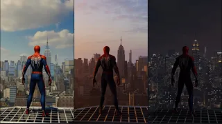 Marvel's Spider-Man PS4: Day, Sunset & Night Time Free Roam