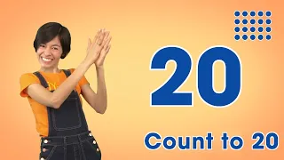 COUNT WITH ME, numbers song - count by 1's to 20 - with movement and repetition - preschool / KINDER