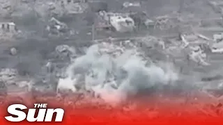 Ukrainian forces blow up building as fierce fighting rumbles on in Bakhmut