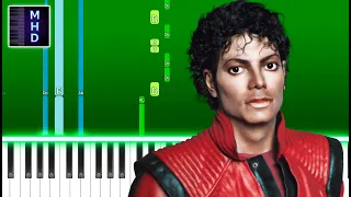 Michael Jackson - Thriller (Piano Tutorial Easy)