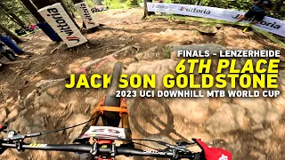 GoPro: Jackson Goldstone FINALS - 6th Place Run | 2023 UCI Downhill MTB World Cup in Lenzerheide