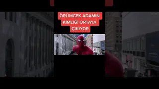 örümcek adamın kimliği ortaya çıkıyor 😱