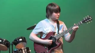 Stairway to Heaven Guitar Solo - Talent Show 2013 Wayland Union Middle School