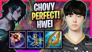 CHOVY PERFECT GAME WITH HWEI! - GEN Chovy Plays Hwei MID vs Zoe! | Season 2024