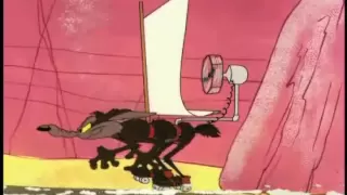 Rare Footage: Wile E. Coyote Enjoys Eating the Road Runner