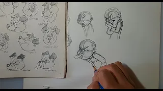 HOW TO USE THE PRESTON BLAIR BOOK FOR FACIAL EXPRESSIONS.