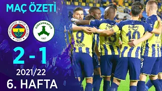 Fenerbahçe 2-1 GZT Giresunspor MAÇ ÖZETİ | 6. Hafta - 2021/22