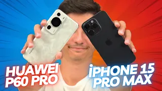 EN İYİ KAMERA KİMDE? | HUAWEI P60 Pro vs iPhone 15 Pro Max