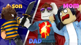 MY PARENTS PLAY ROBLOX MURDER MYSTERY 2! PT. 2