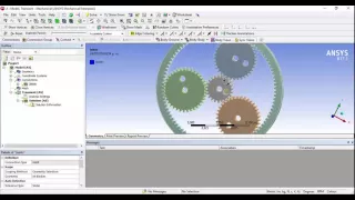 planetary gear train -Ansys worbench