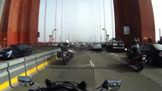 Laredo Independent Riders Moto Tour June 2015 - Golden Gate Bridge San Francisco