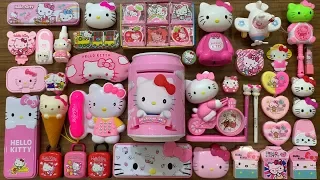 Special Series #PINK Hello Kitty Slime || Mixing Random Things Into Slime || Most Satisfying Slime