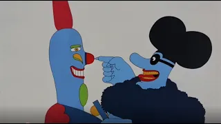 every blue meanie clown nose honk - yellow submarine