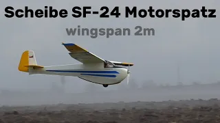 Scheibe SF-24 Motorspatz | 2m scale RC motor glider | 4K | 2024