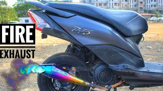 ||DAMMM EXHAUST|| |SOME MODIFICATION IN JUST RS 50|