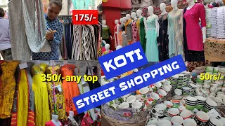 Tops/Kurtis starting @ 150/- | Koti/ Sultan Bazar Street shopping | Exploring KOTI, Hyderabad