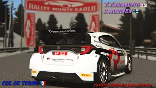 Assetto Corsa/Camtool tv cam Col de Turini uphill/Toyota Yaris GR Rally2 2024